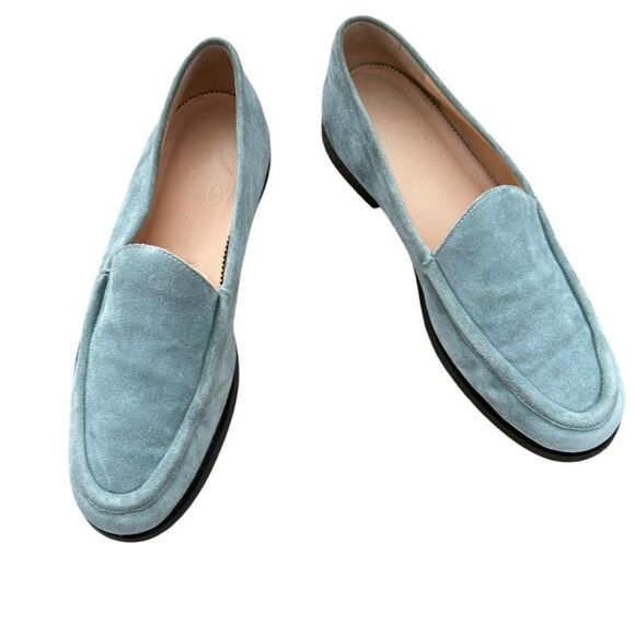 J Crew Winona Blue Suede Loafers | Size 8 - Picture 5 of 9